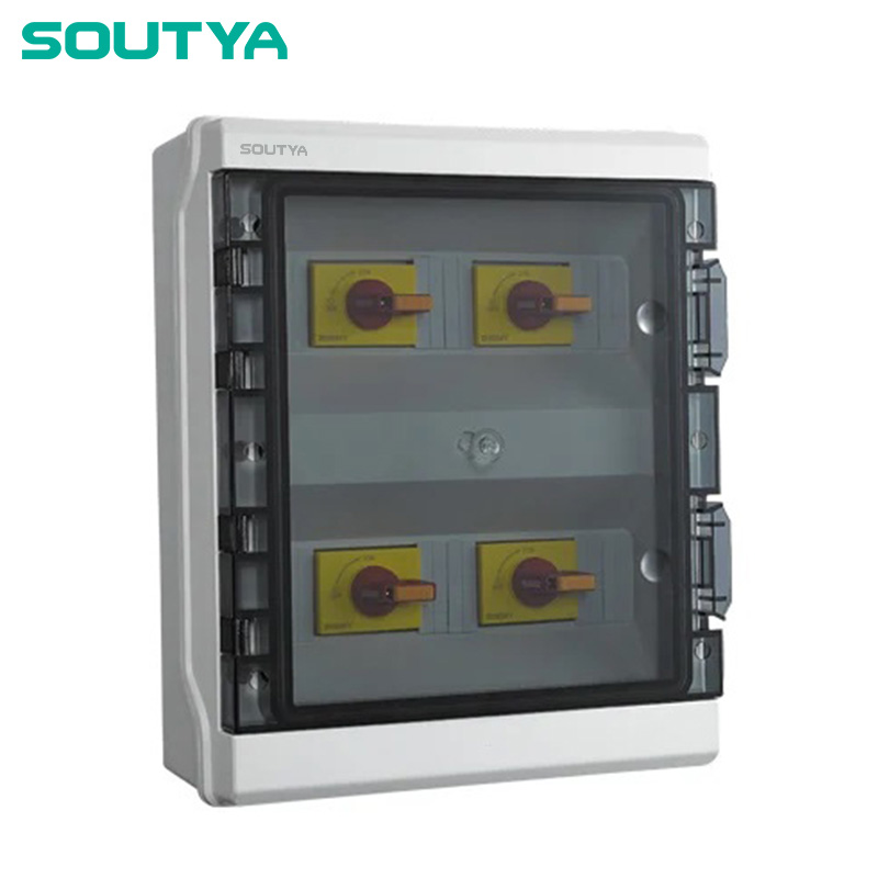 Conas a Roghnaigh Bosca Isolator DC Imfhálú IP65 le haghaidh Arrays PV Ceithre Teaghrán?