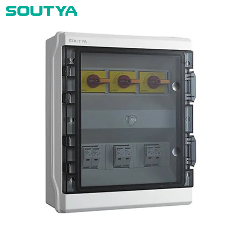 Bosca Isolator DC Imfhálú IP65 Trí Théad le Fuse